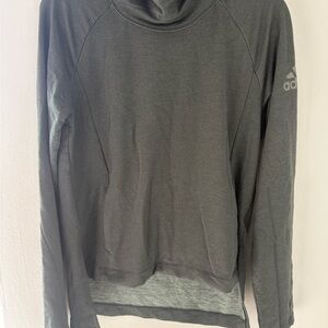 Adidas Olive Green Long Cowl Neck Shirt